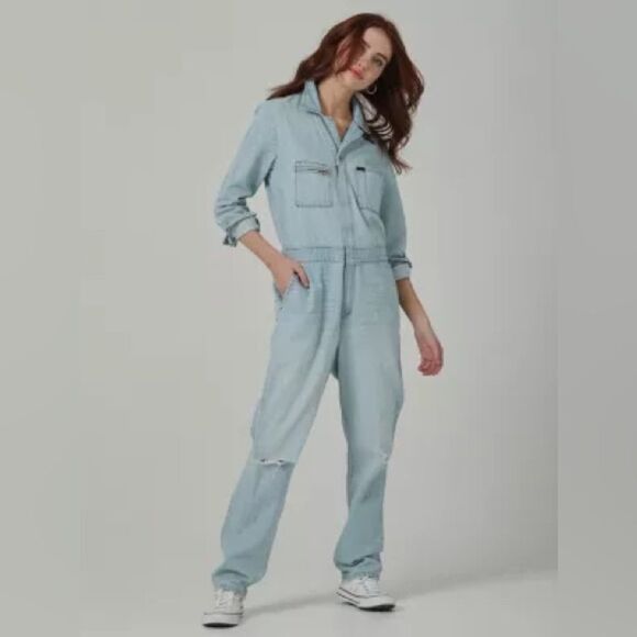 LEE Union- Alls Denim Jumpsuit NWT - Picture 1 of 7
